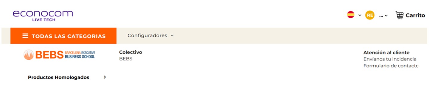 Productos homologados